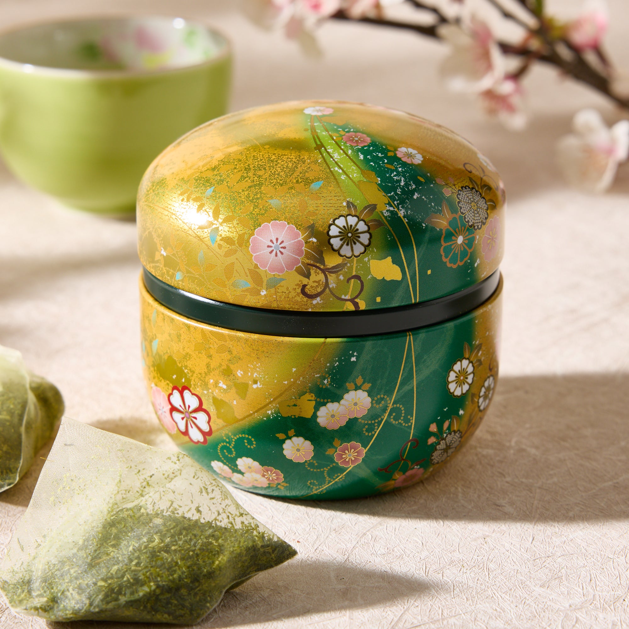 Suzuko Ryokucha Tea, Green Sakura Canister (6 bags) Discount