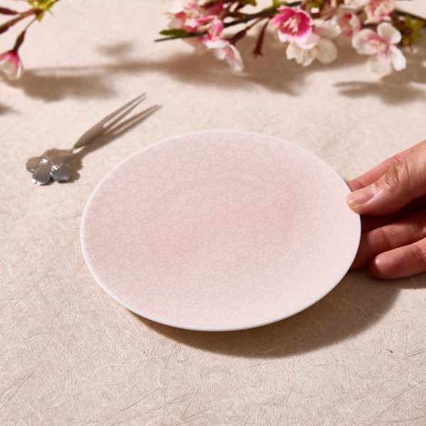 Miyama Mino Ware Sakura Plate Hot on Sale