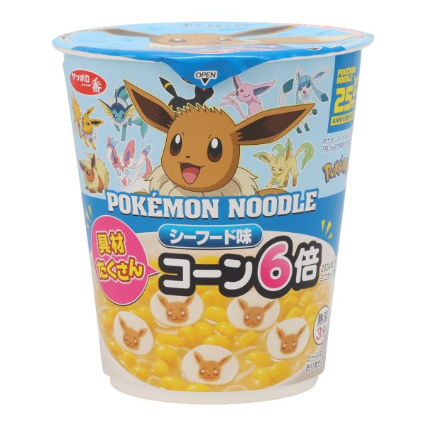 Sapporo Ichiban Cup Ramen Pokémon Eevee Seafood on Sale