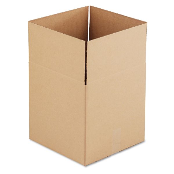 Cubed Fixed-Depth Corrugated Shipping Boxes, Regular Slotted Container (RSC), 14  x 14  x 14 , Brown Kraft, 25 Bundle Supply