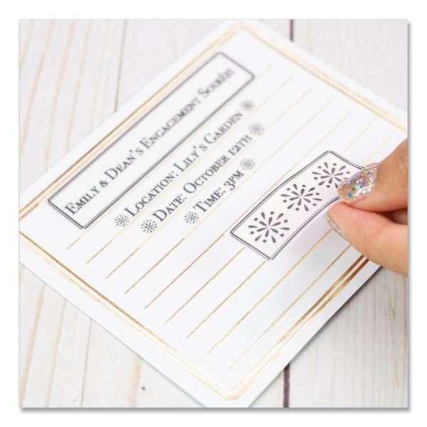 TZe Premium Laminated Tape, 0.94  x 26.2 ft, Black on White For Sale - Image 3
