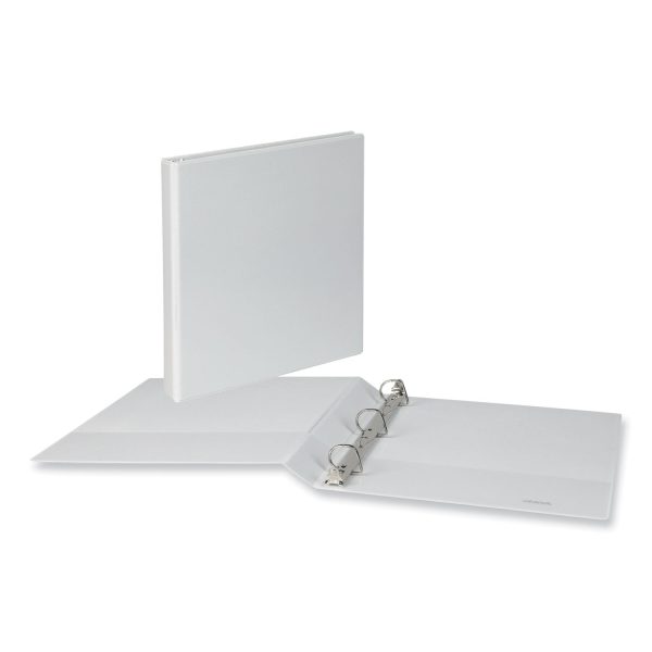 Slant D-Ring View Binder, 3 Rings, 1  Capacity, 11 x 8.5, White, 12 Carton Online Hot Sale