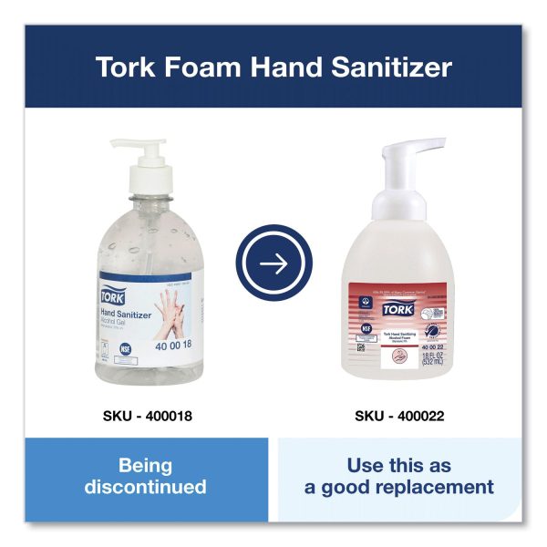 Alcohol Foam Hand Sanitizer, 18 oz Pump Bottle, Unscented, 6 Carton Cheap - Image 5