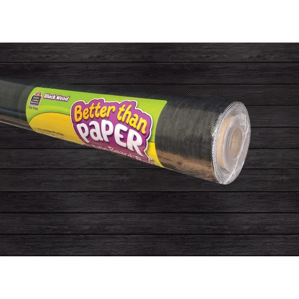 Teacher Created Resources Bulletin Board Roll - Bulletin Board, Poster, Student - 12 ftHeight x 48 Width - 1 Roll - Black Wood - Fabric Online