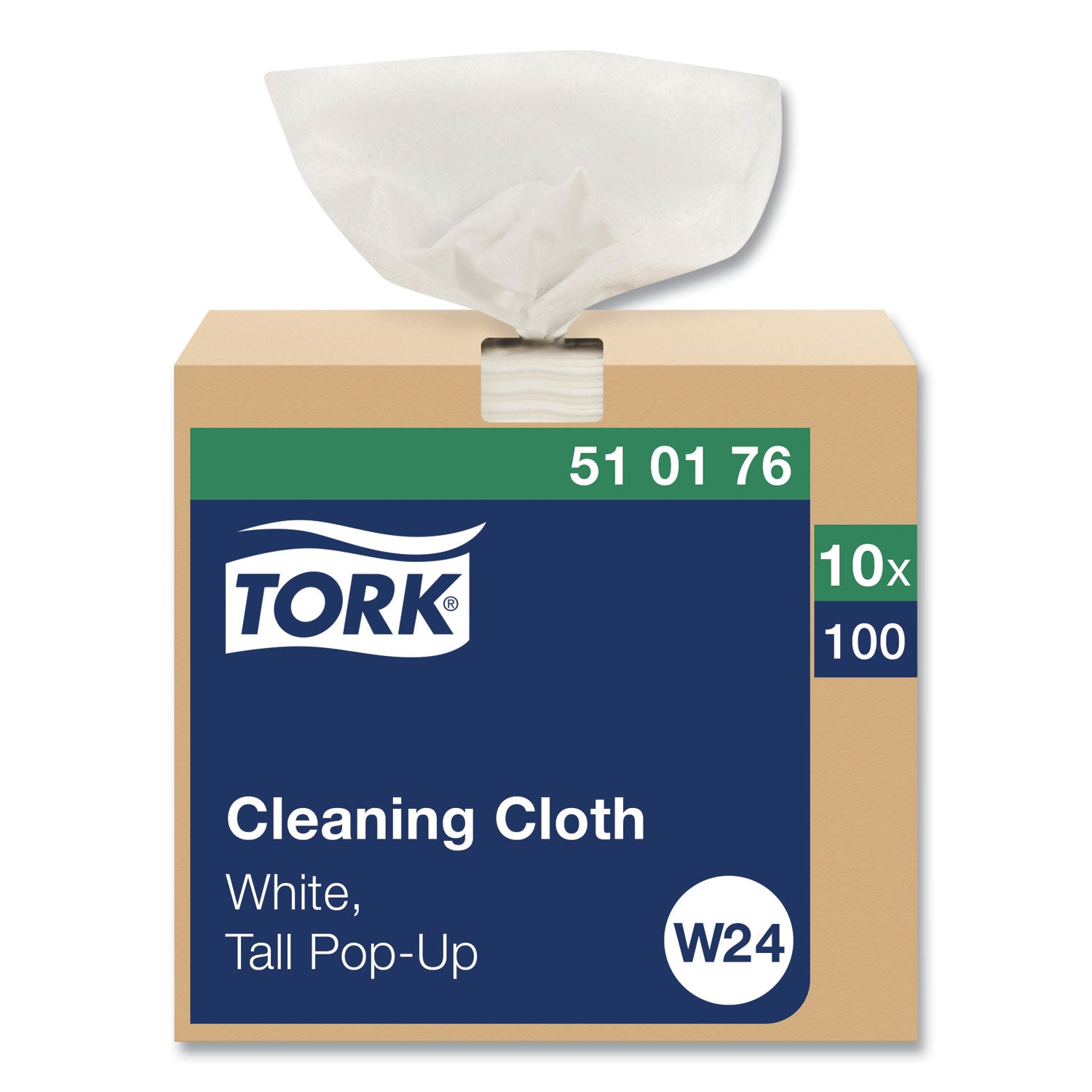 Cleaning Cloth, 8.46 x 16.13, White, 100 Wipes Box, 10 Boxes Carton Online Sale